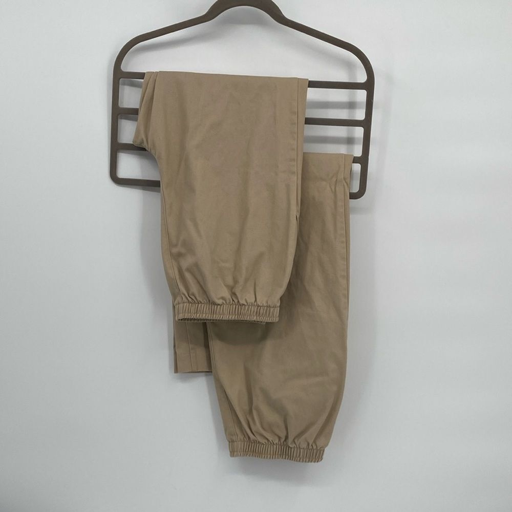 2 Draper's and Damon's Petites Tan Elastic Waist Straight Leg Pants 6P